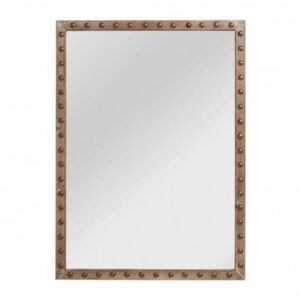 Tribes Rectangular Wall Bedroom Mirror In Natural Frame