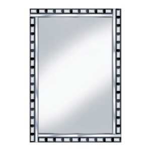 Black & Clear Design 120×80 Large Mirror, PO939