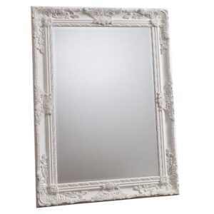 Harris Bevelled Rectangular Wall Mirror In Cream