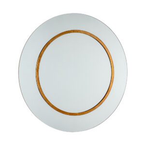 Laura Ashley Maya Round Mirror With Mottled Bronze Band